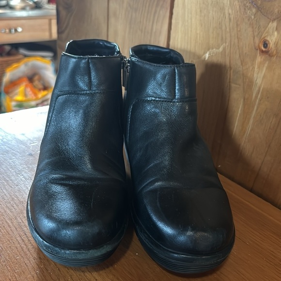 Clarks Women's Clarene Sun Wedge Bootie Black Leather size 7.5 M - Picture 4 of 13